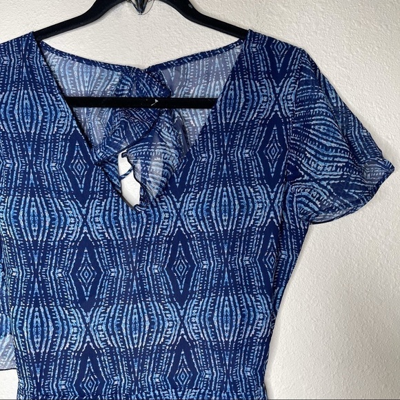 Volcom Midnight Blue Hijack Love Ruffle Jumpsuit - Picture 8 of 11